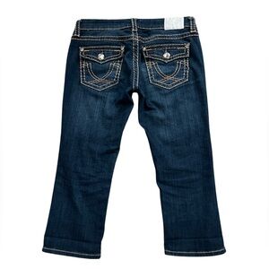 L.A. Idol Women's Rhinestone Capri Jeans Size 9‎ Junior